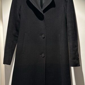 Elegant Black Women's Trench Coat